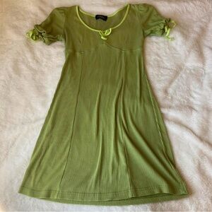 Cider Apple Bow Mini Dress